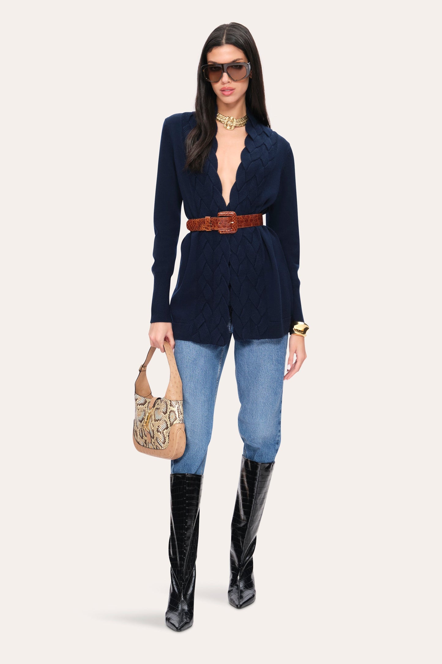 Cable Cardigan