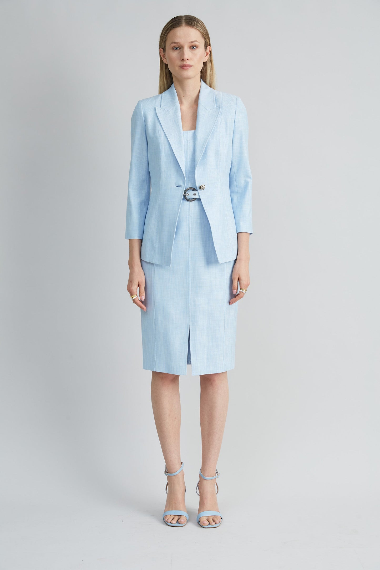 Scallop Melange Dress