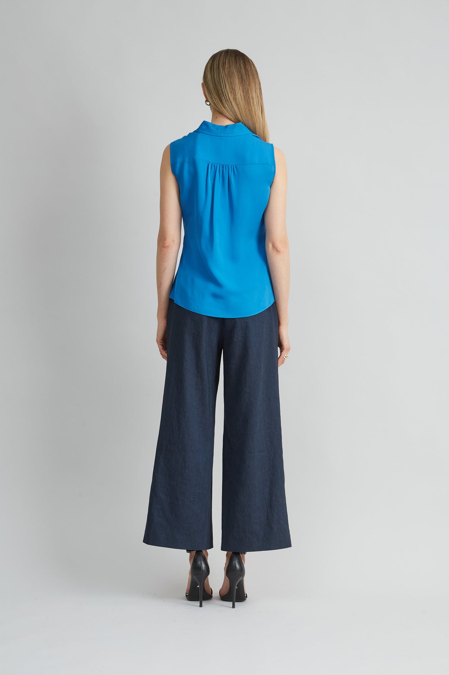 Silk Side Tie Shirt