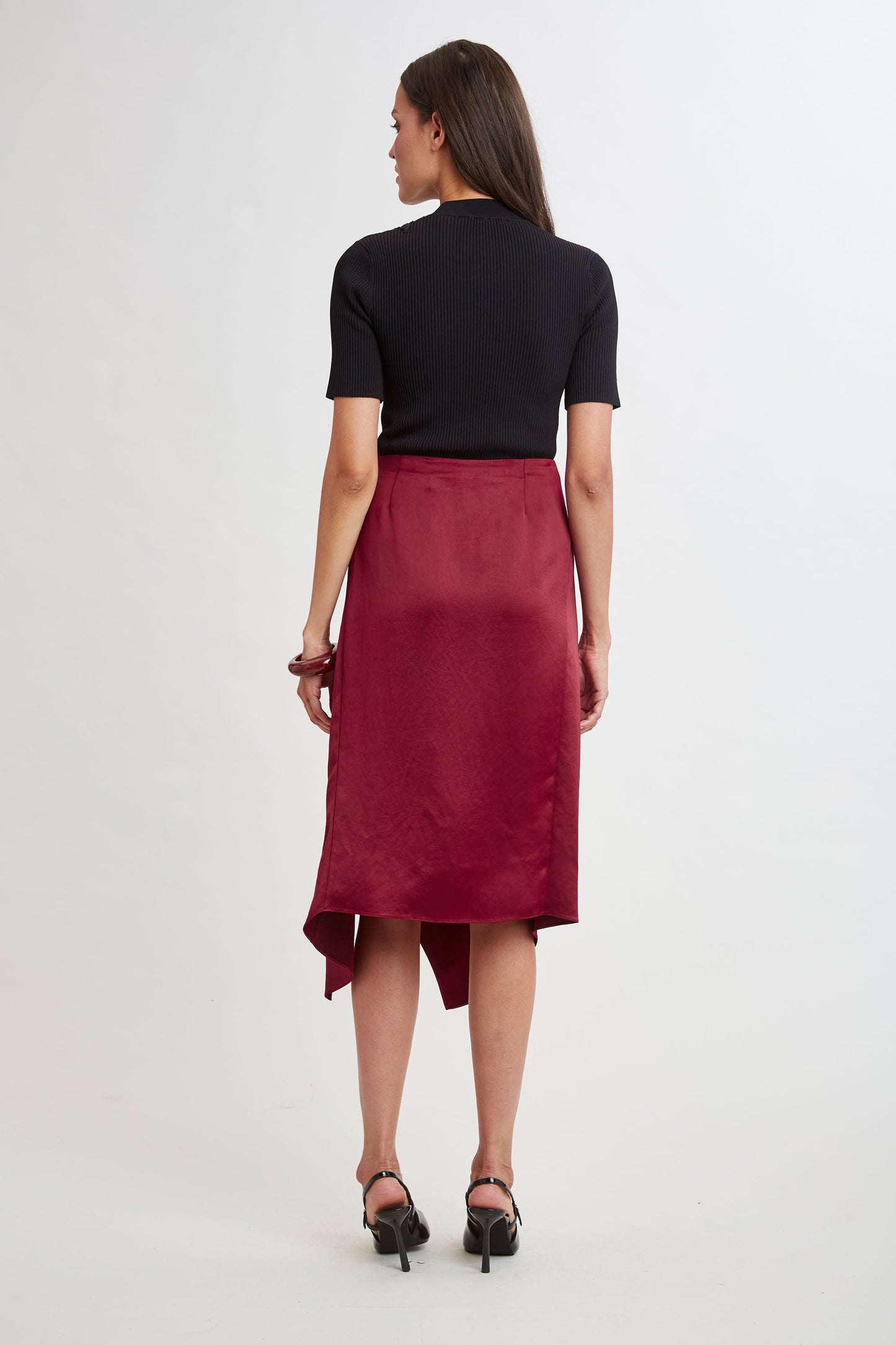 Asymmetric Hem Skirt