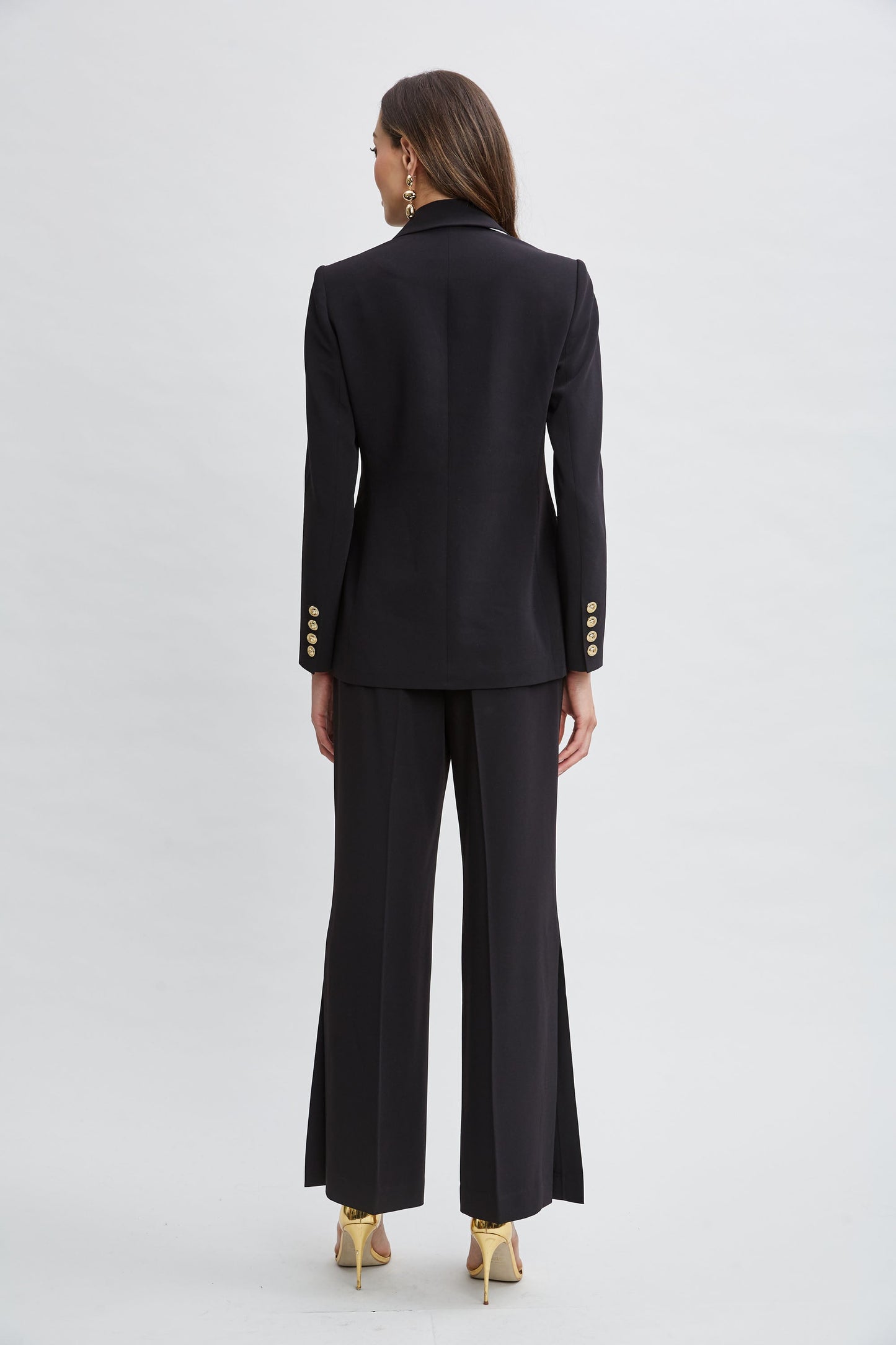 Contrast Trim Blazer