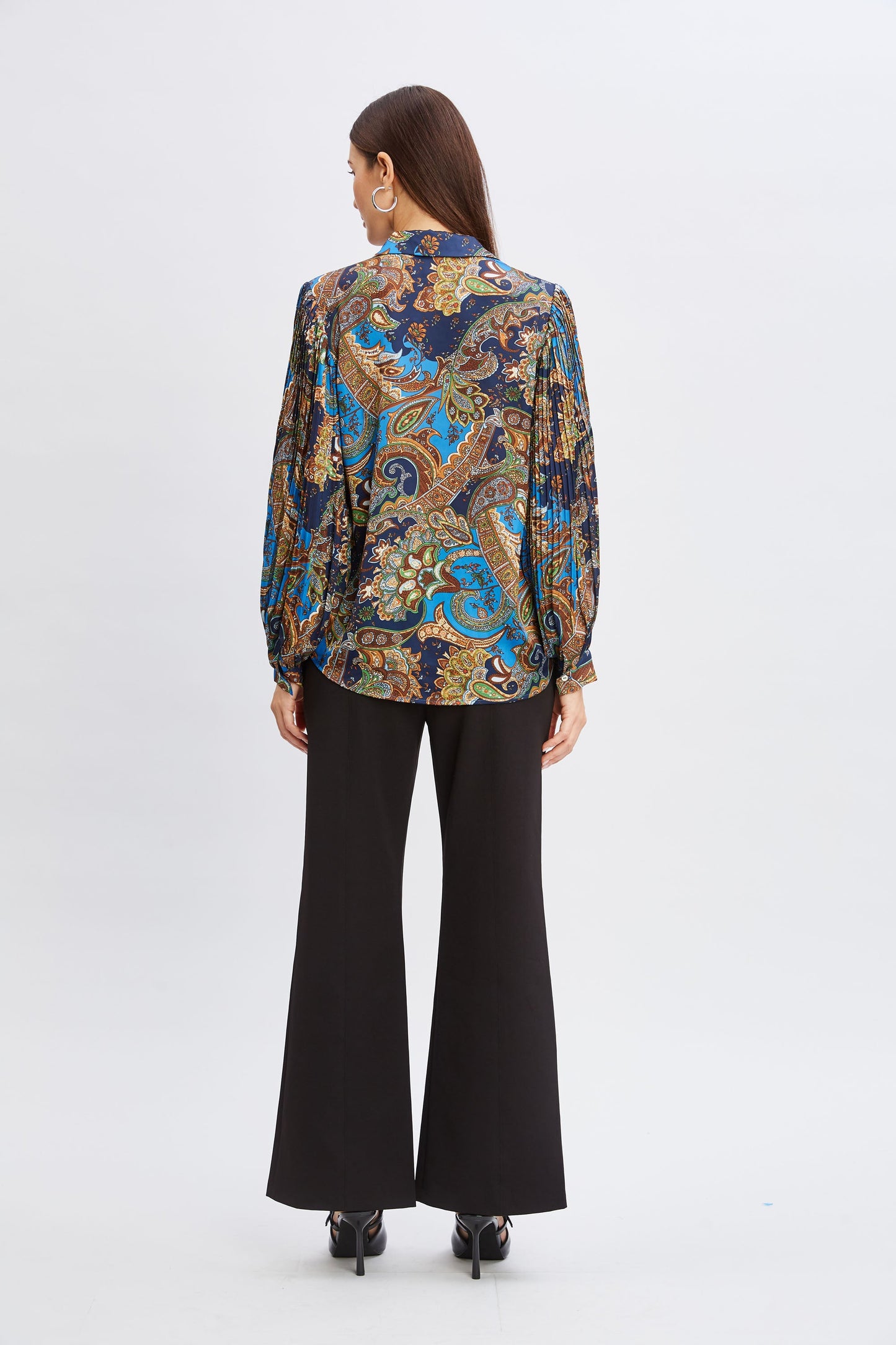T-Tahari Royal Paisley Button Down