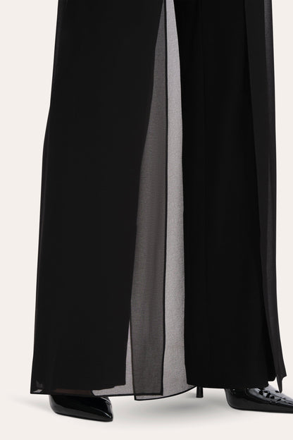 Chiffon Panel Pant