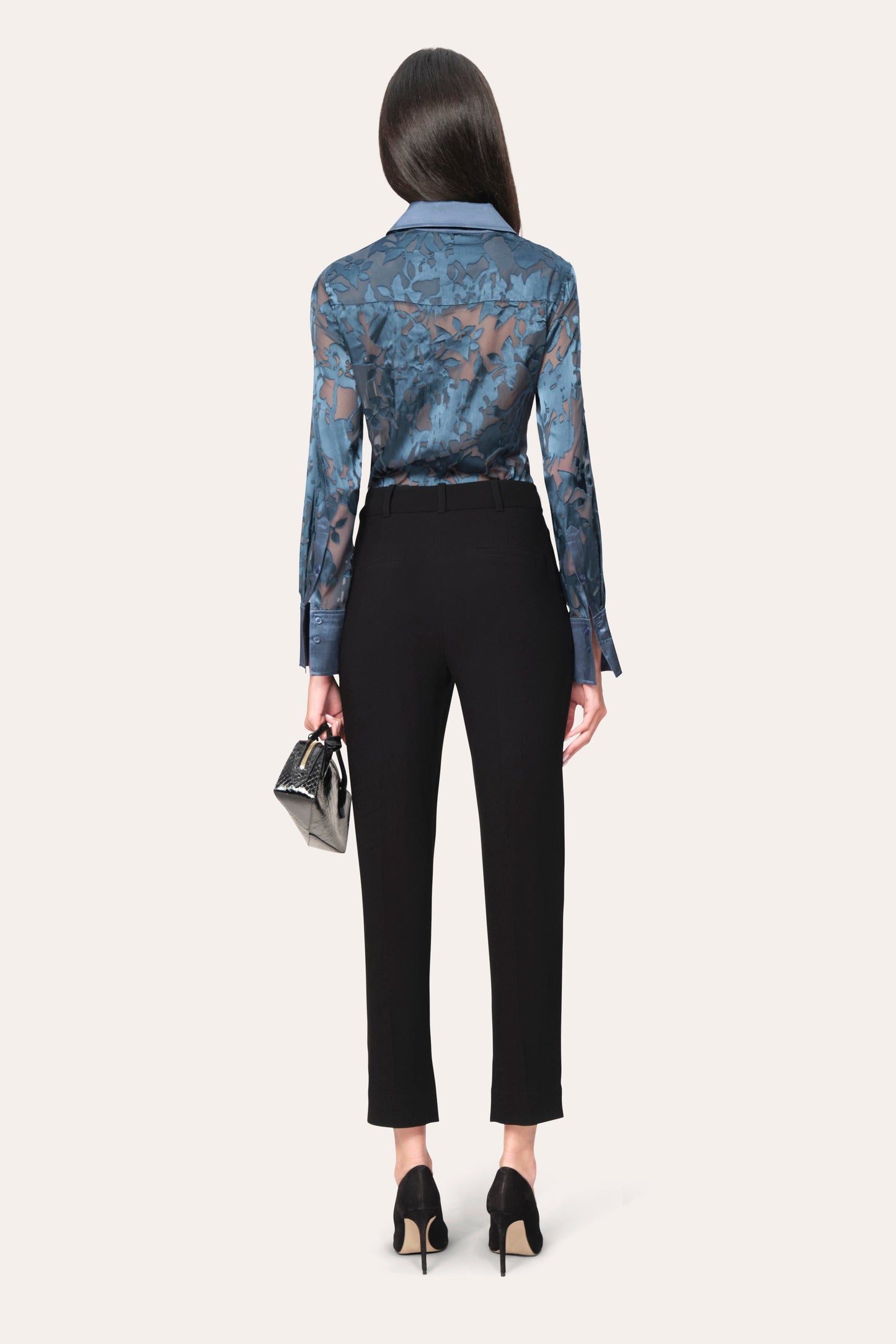 Satin Burnout Shirt