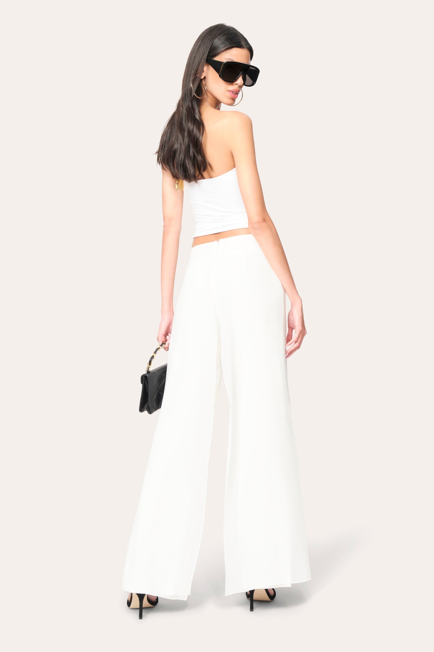 Chiffon Panel Pant