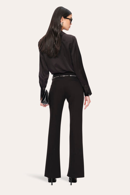 Silk Satin Button Down Shirt
