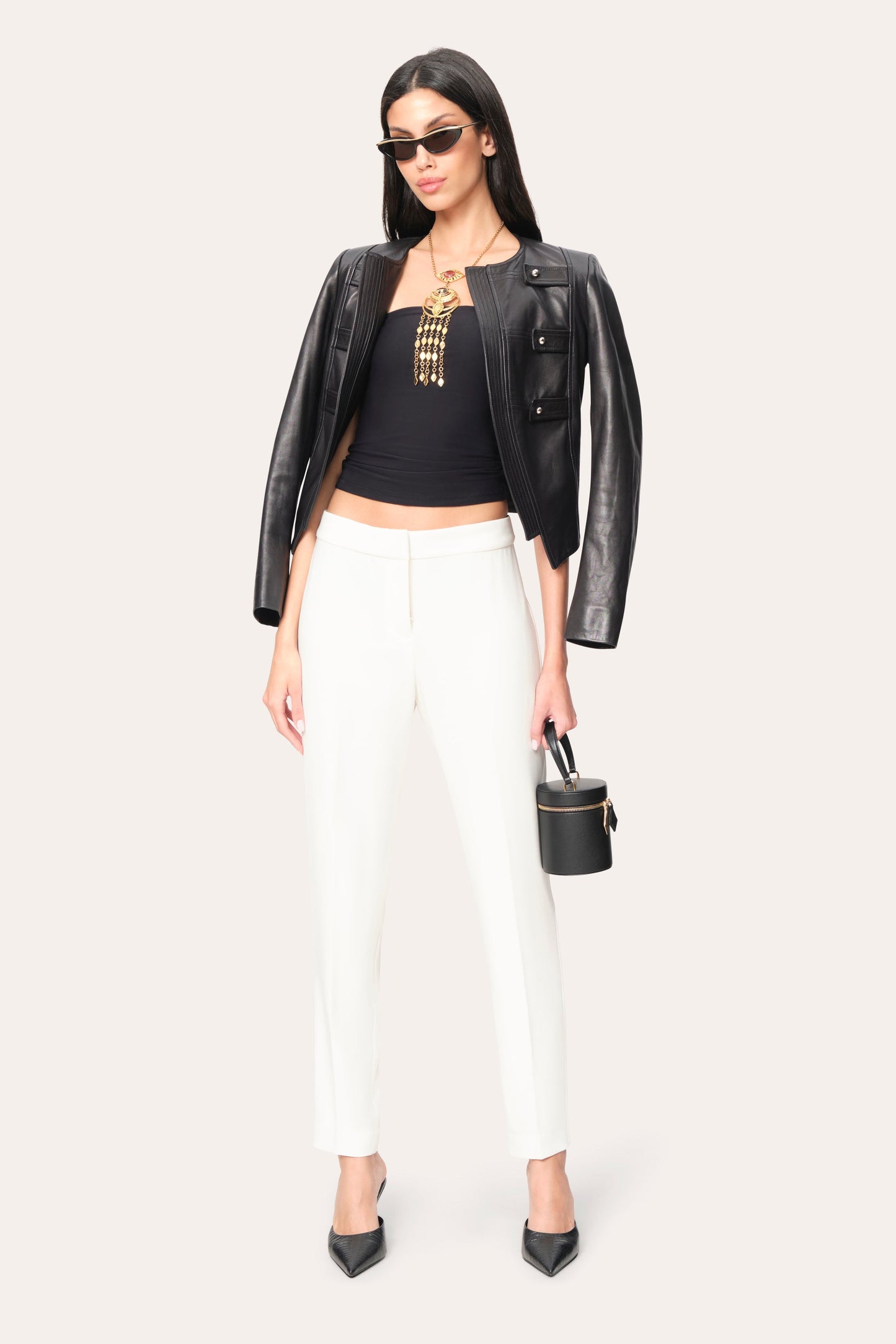 Slim Crepe Pant