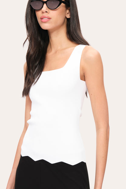 Scallop Hem Tank