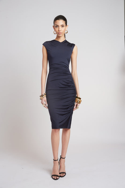 Ruched Jersey Dress