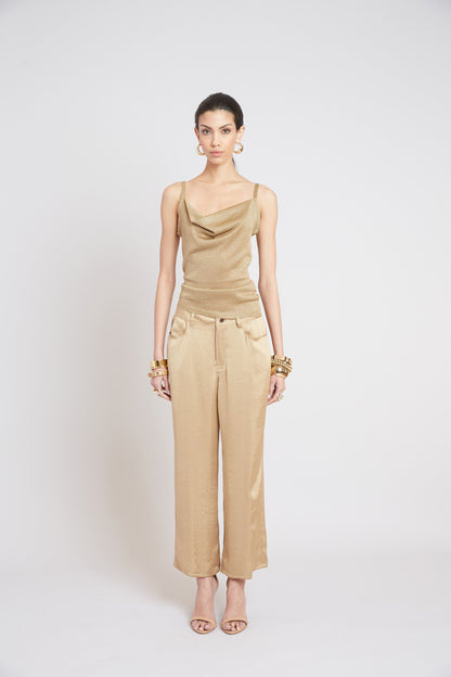 Washed Satin Fluid Pant