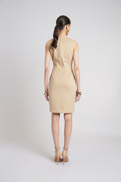 Gilded Knit Dress