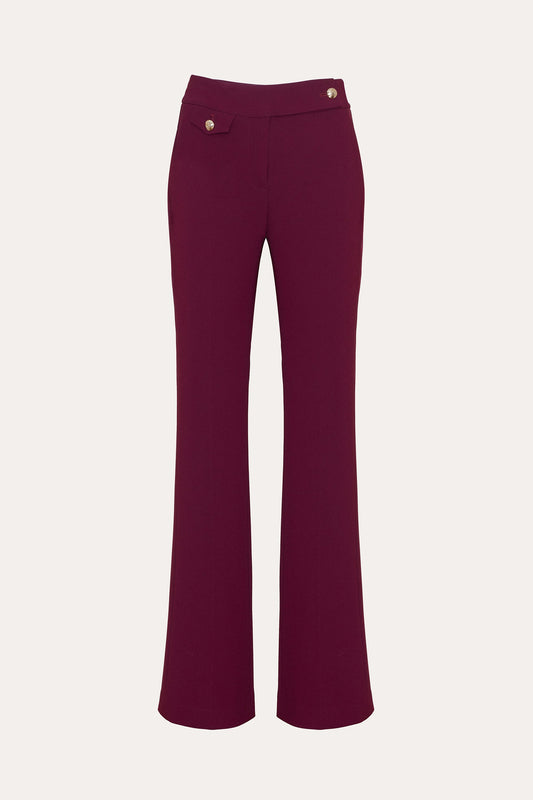 Crepe Flare Pant