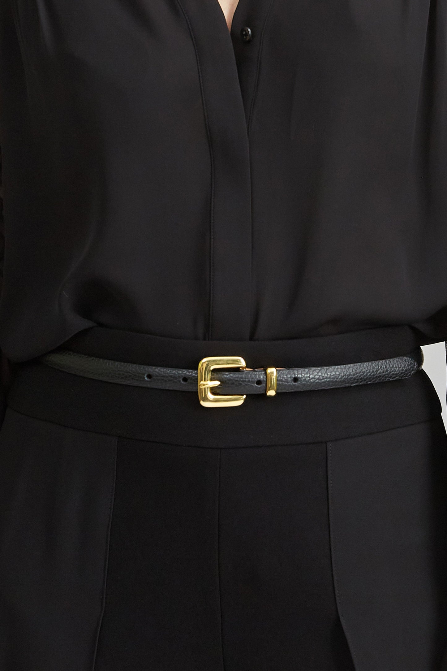 Skinny Leather Belt