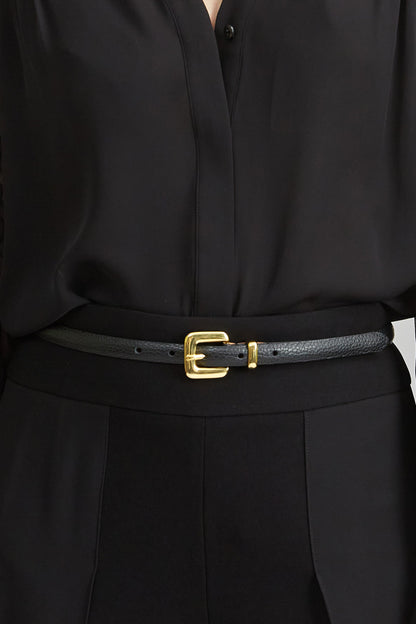 Skinny Leather Belt