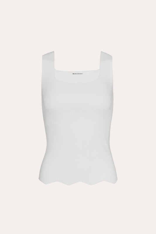 Scallop Hem Tank