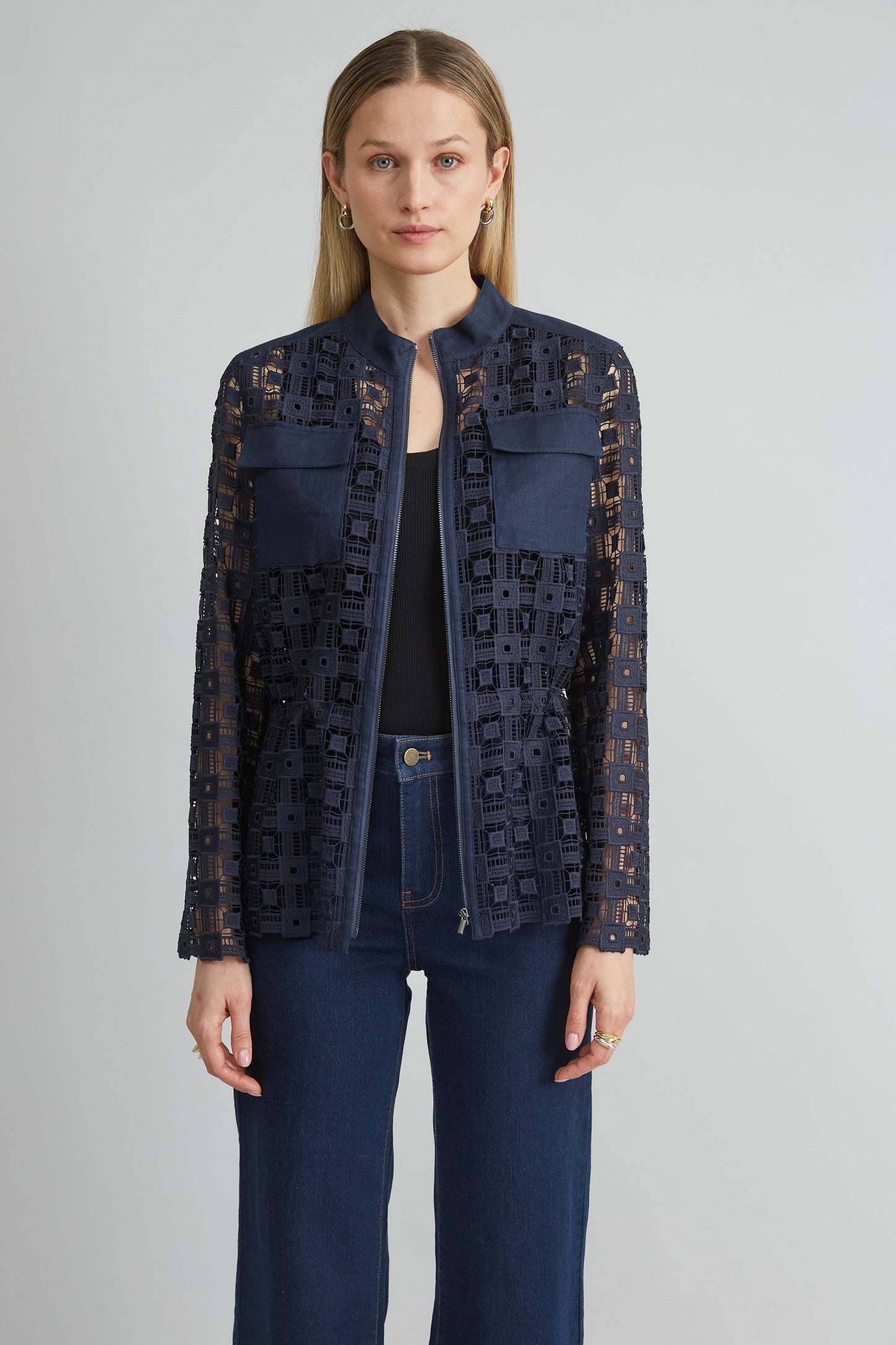 Lace Utility Jacket