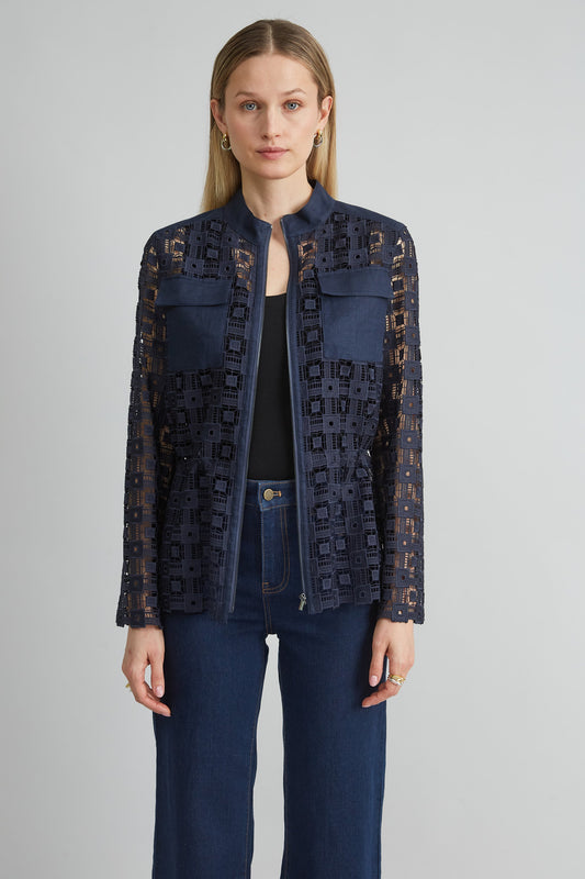 Lace Utility Jacket