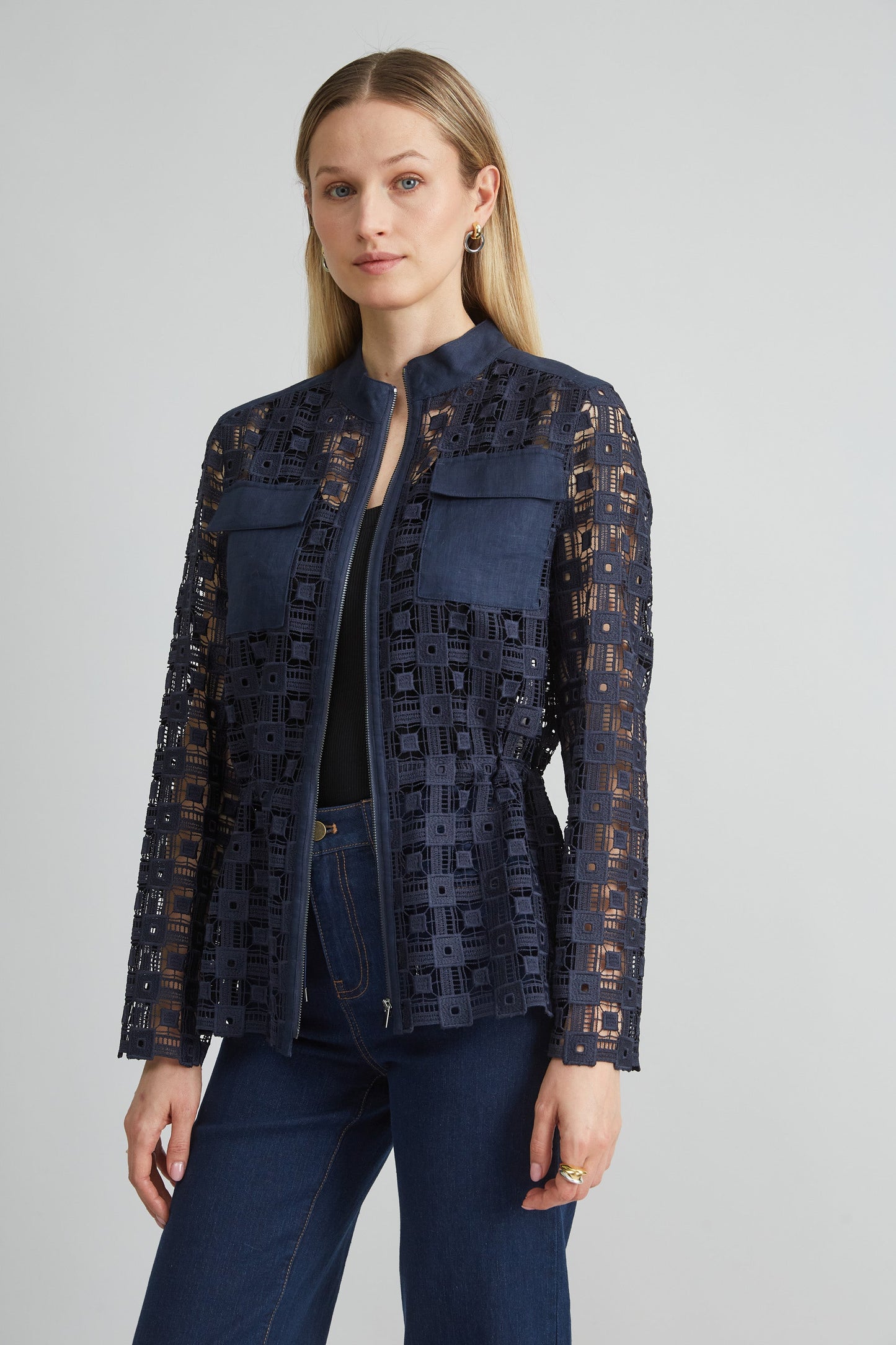Lace Utility Jacket
