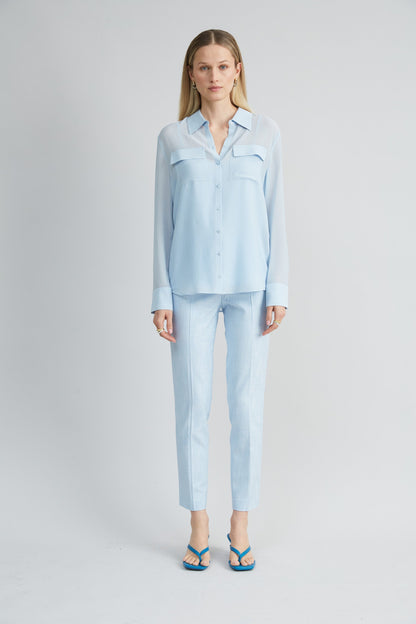 Silk Utility Texture Shirt