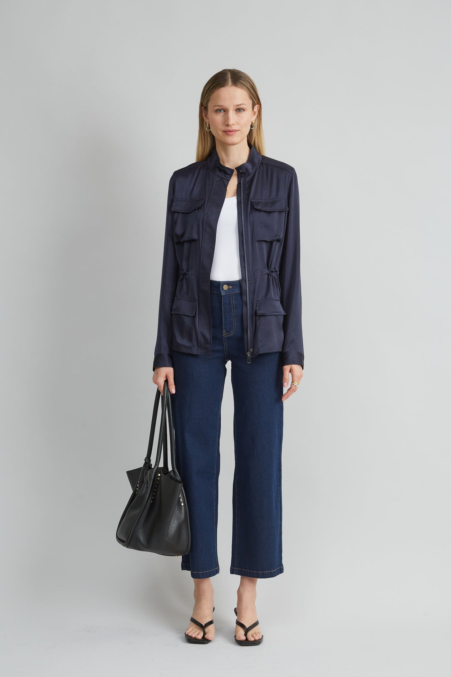 Satin Utility Jacket