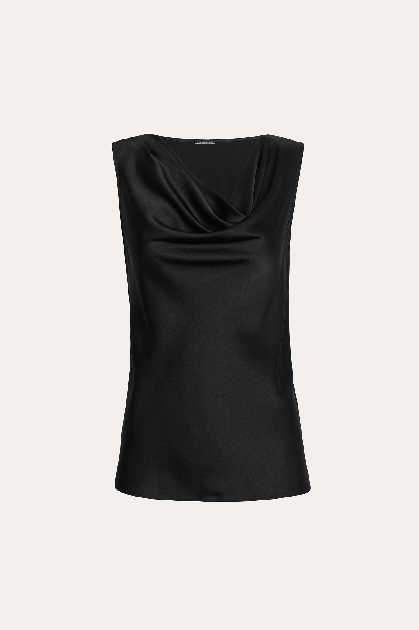 Silk Cowl Neck Top