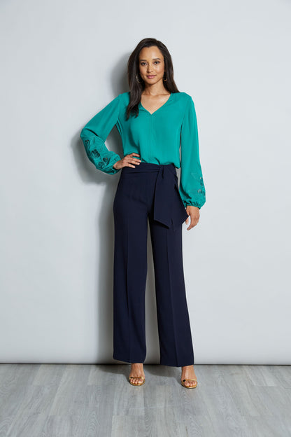 Embroidered Long Sleeve Shirt