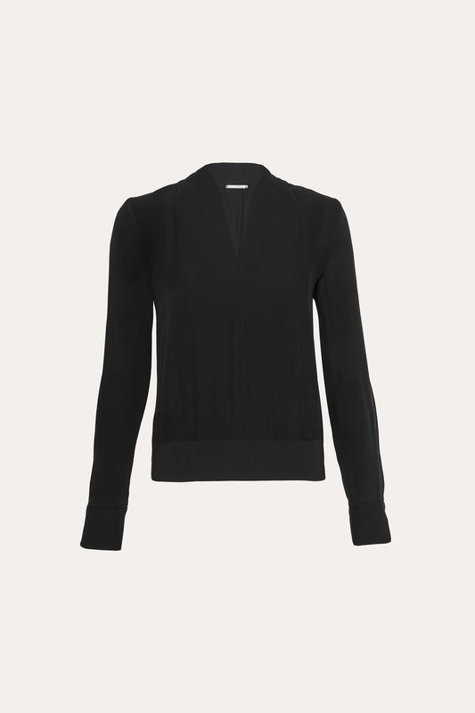 Silk Contour Rib Top