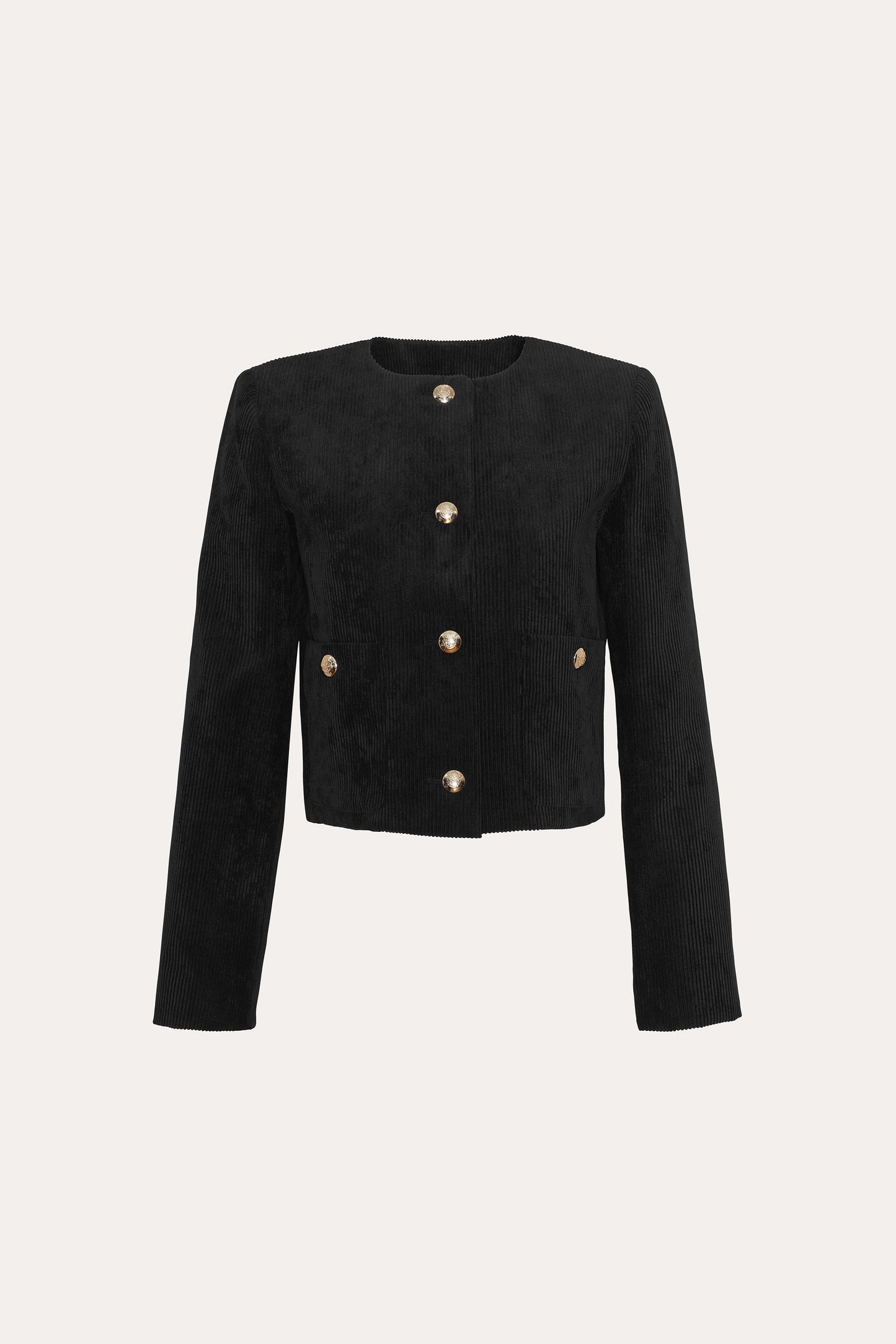 Cropped Corduroy Jacket