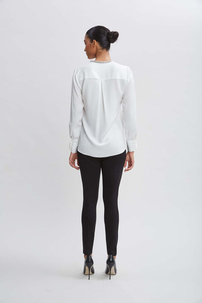 Silk Long Sleeve Chain Shirt