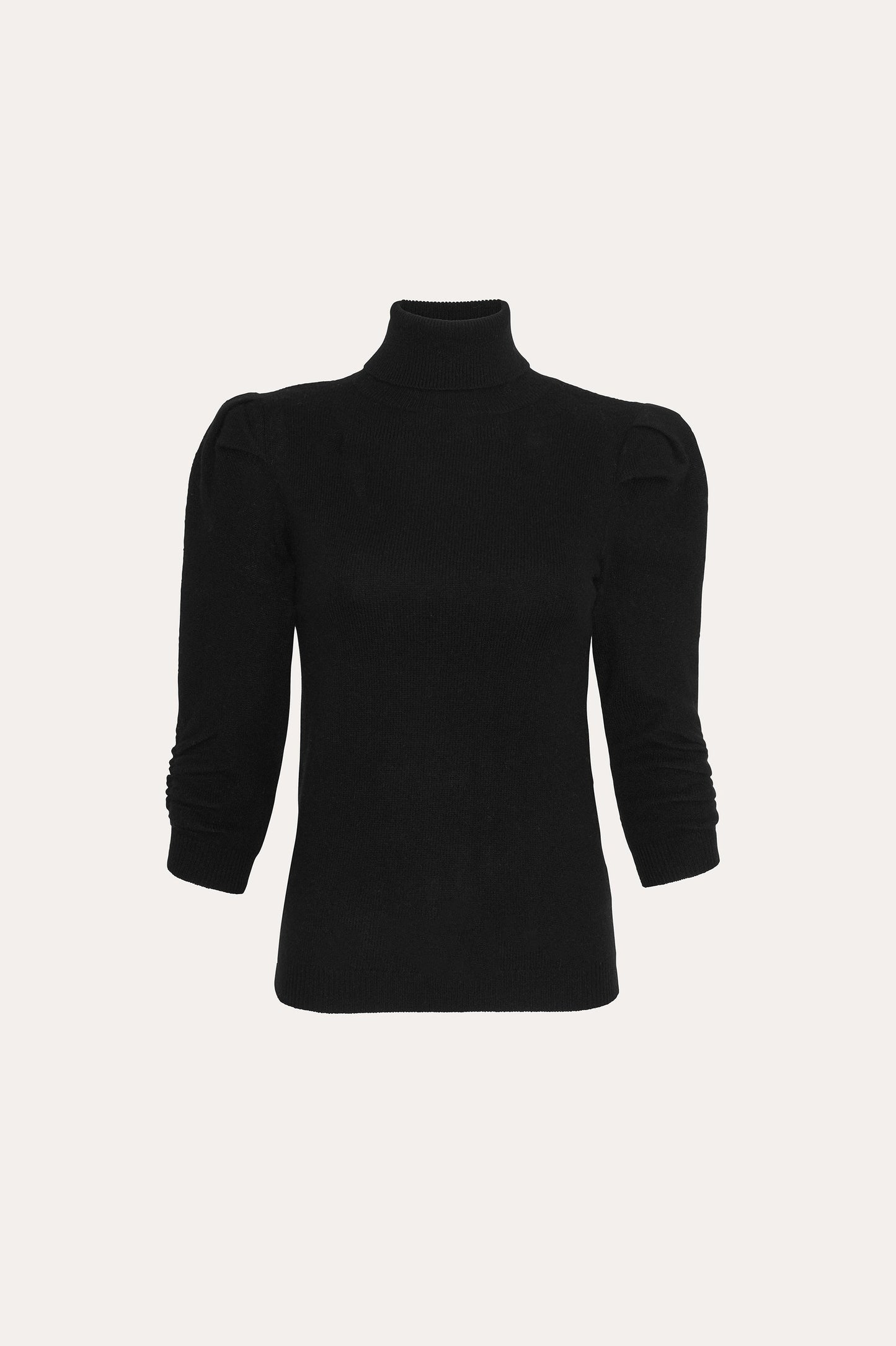 Pinched Cash-Wool Sweater