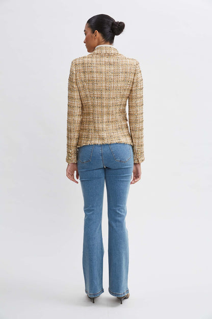 Metallic Tweed Blazer