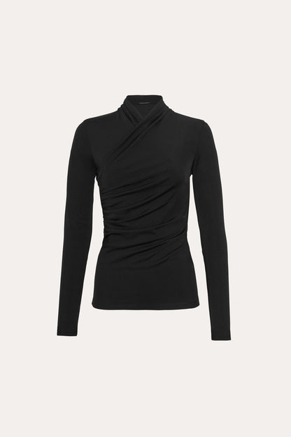 Ruched Draped Knit