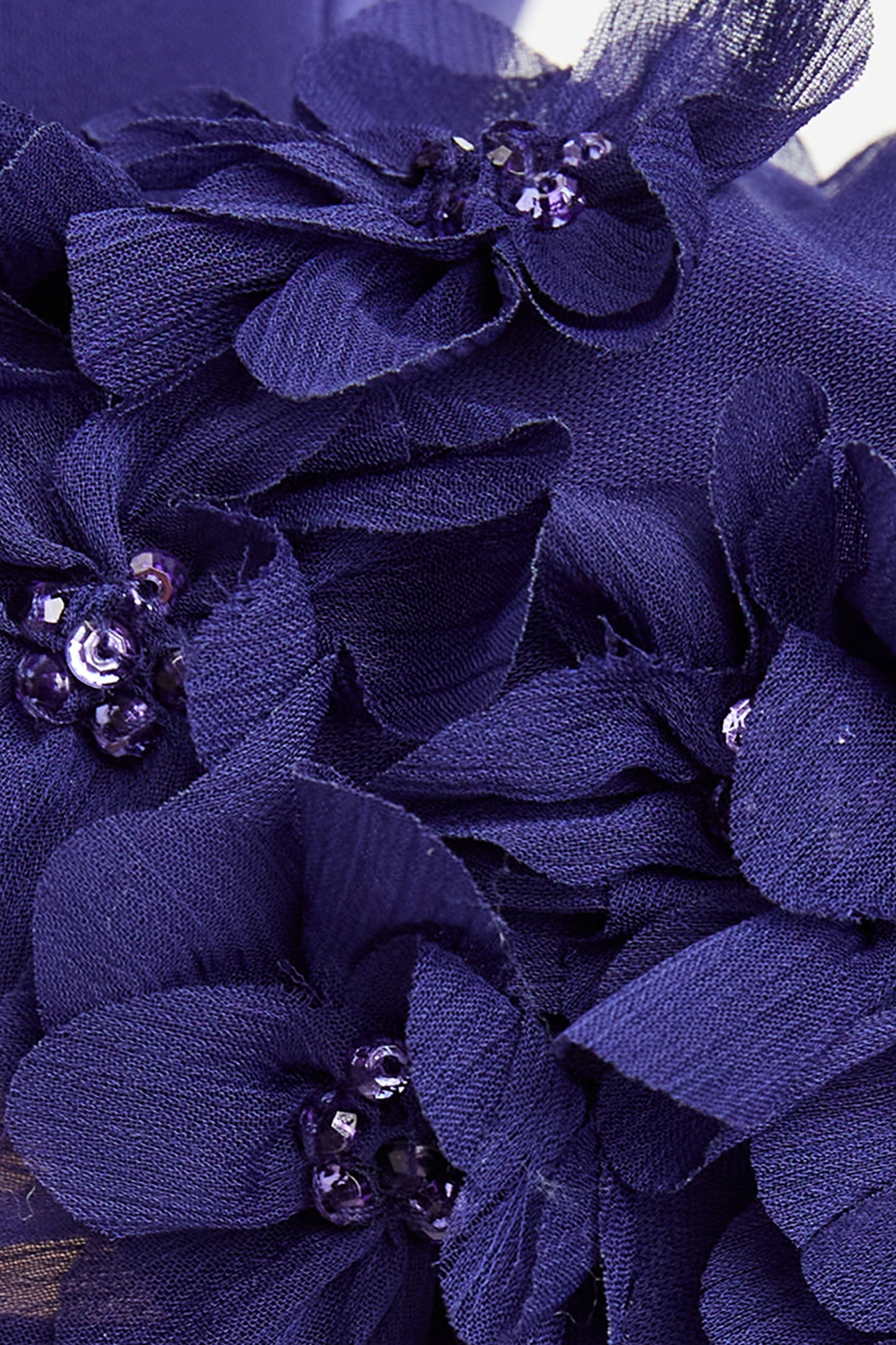 Flower Applique Sleeve Dress