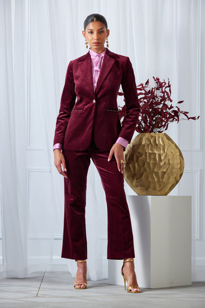 Cotton Velvet Flare