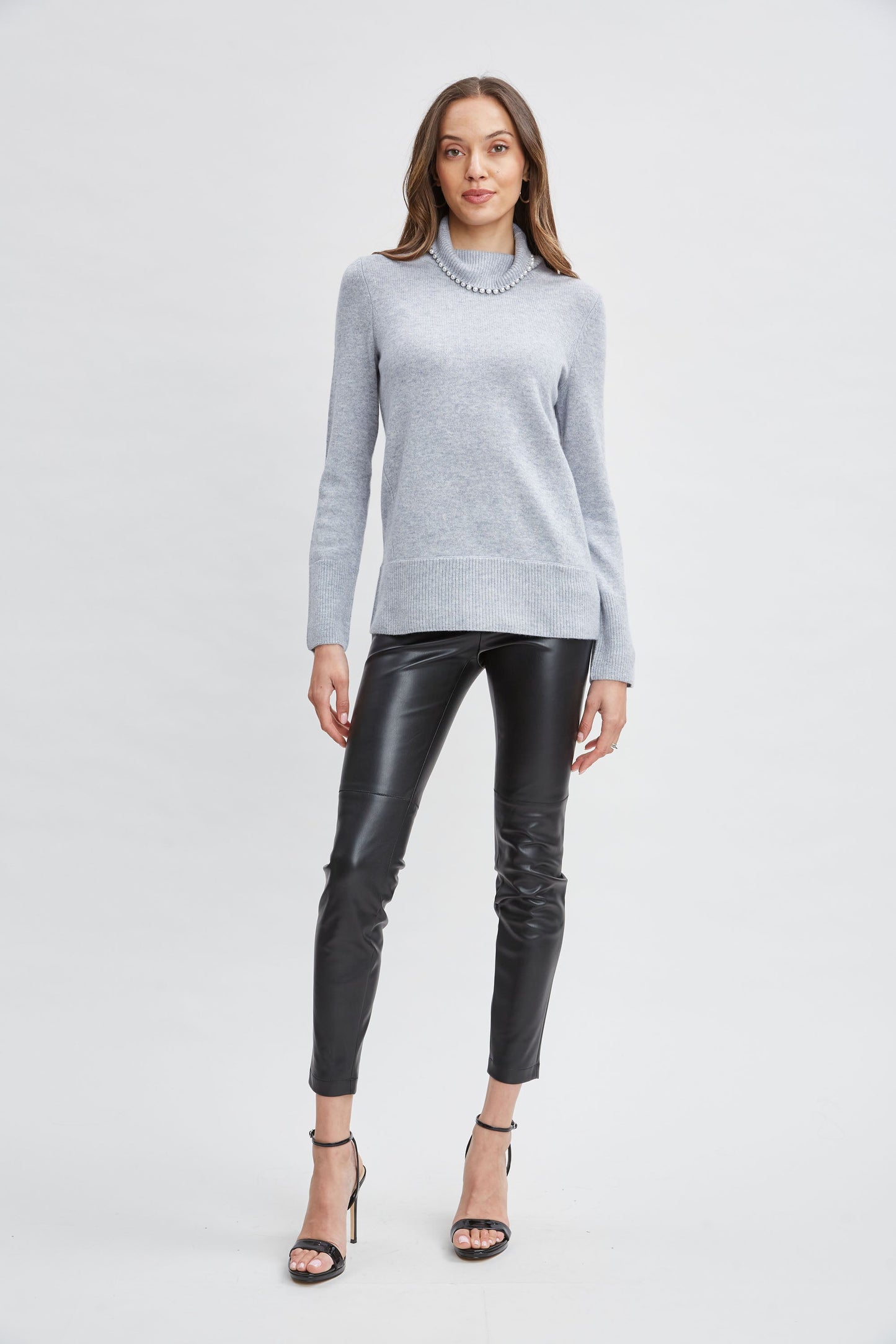 Pearl Cashmere Wool Sweater