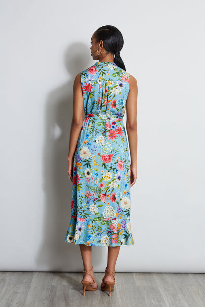 Silk Wild Meadow Shirt Dress