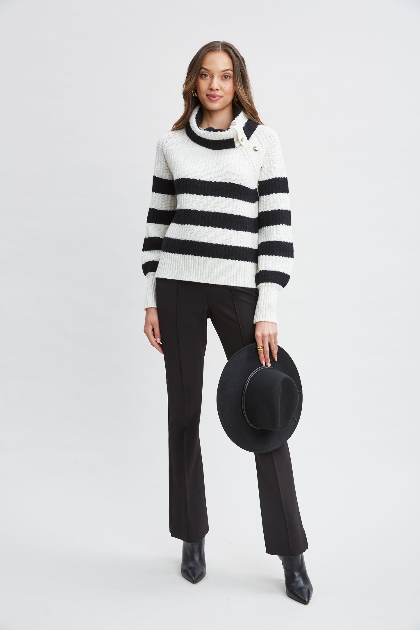Cashmere Stripe Sweater
