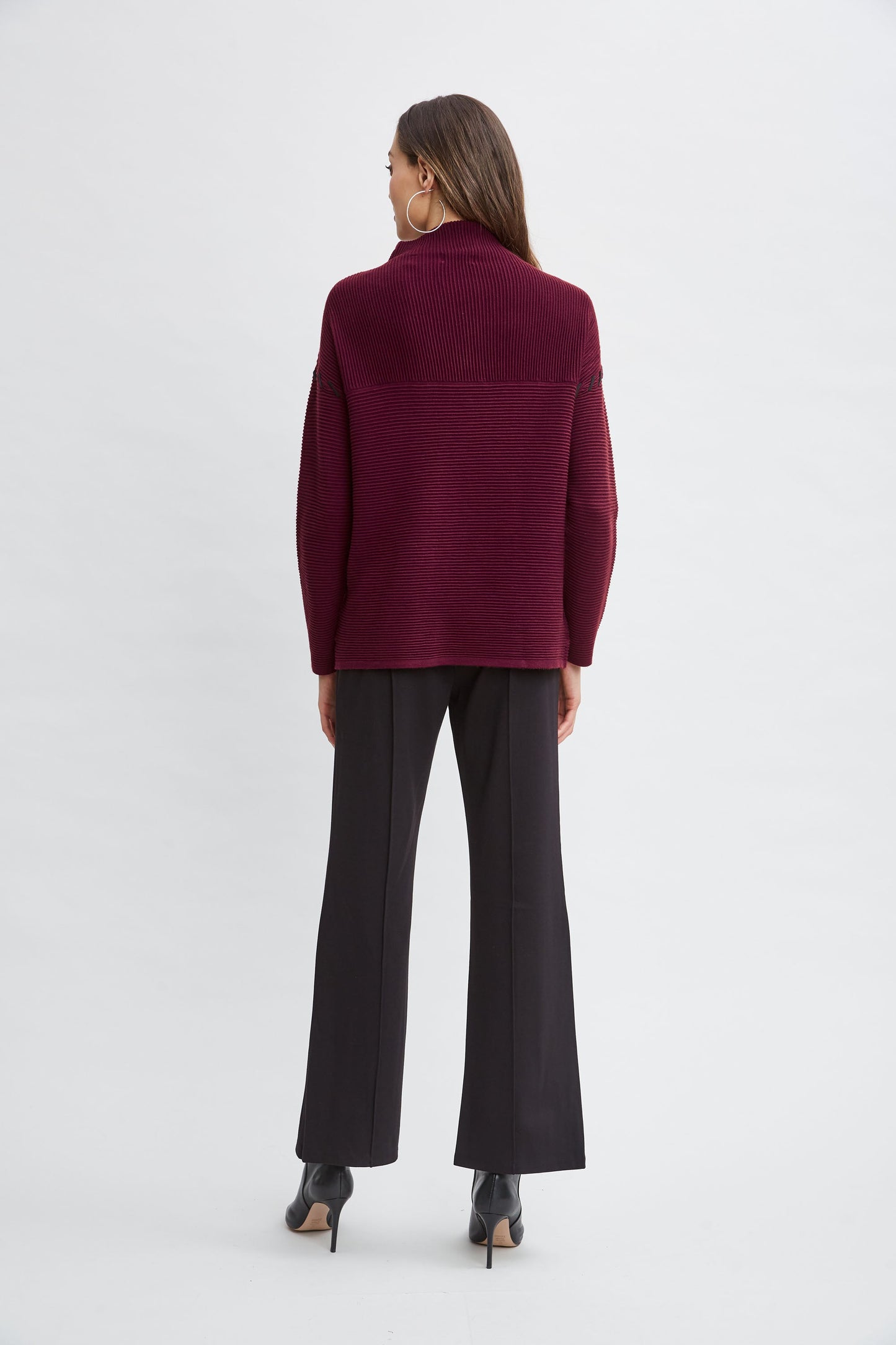 T-Tahari Stitched Shoulder Sweater