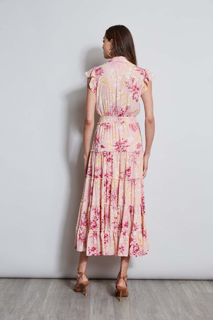 T-Tahari Garden Midi Dress