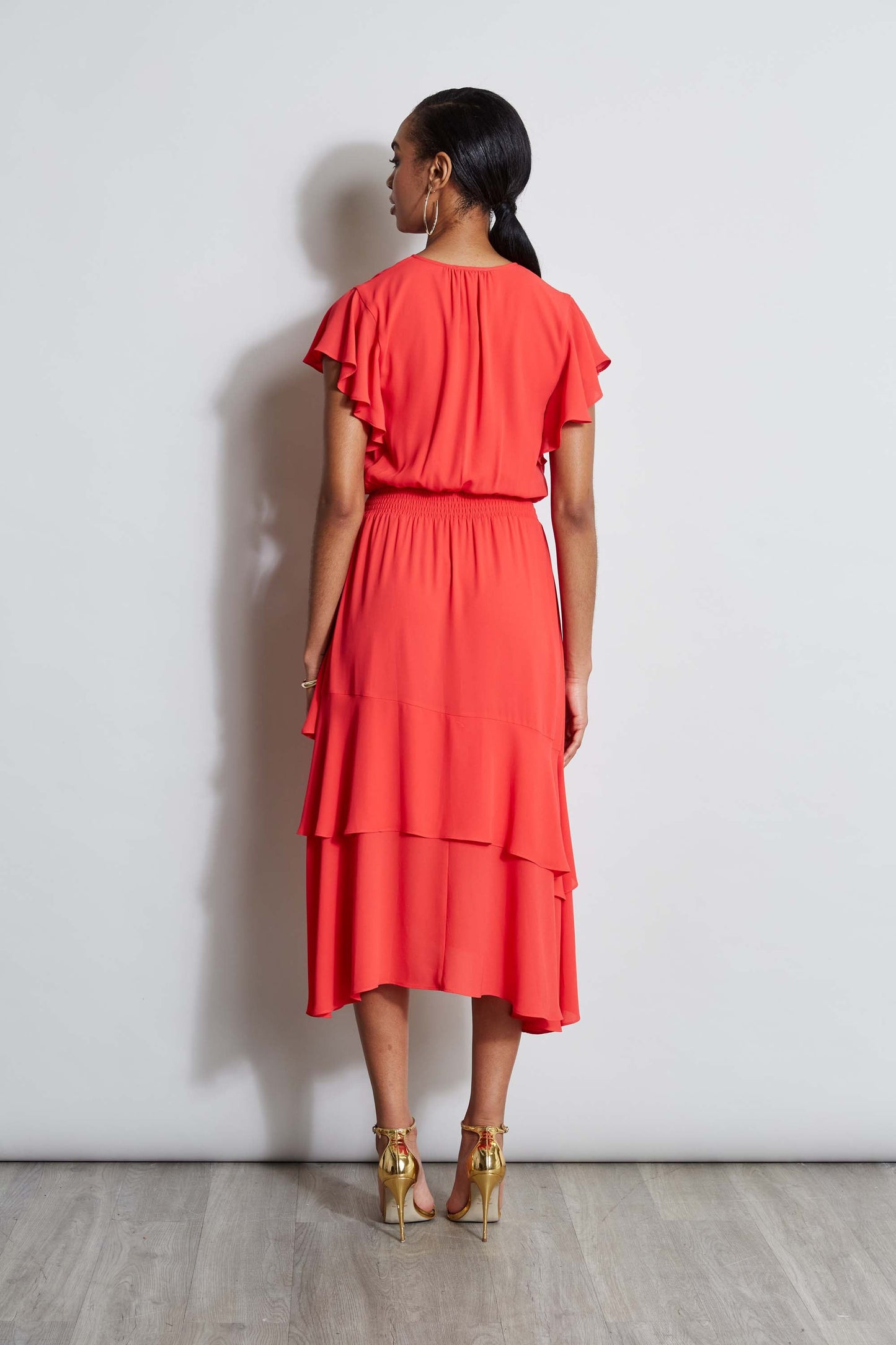 T-Tahari Keyhole Midi Dress