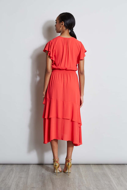 T-Tahari Keyhole Midi Dress