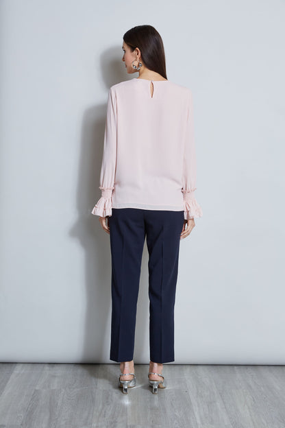 T-Tahari Ruffle Cuff Shirt